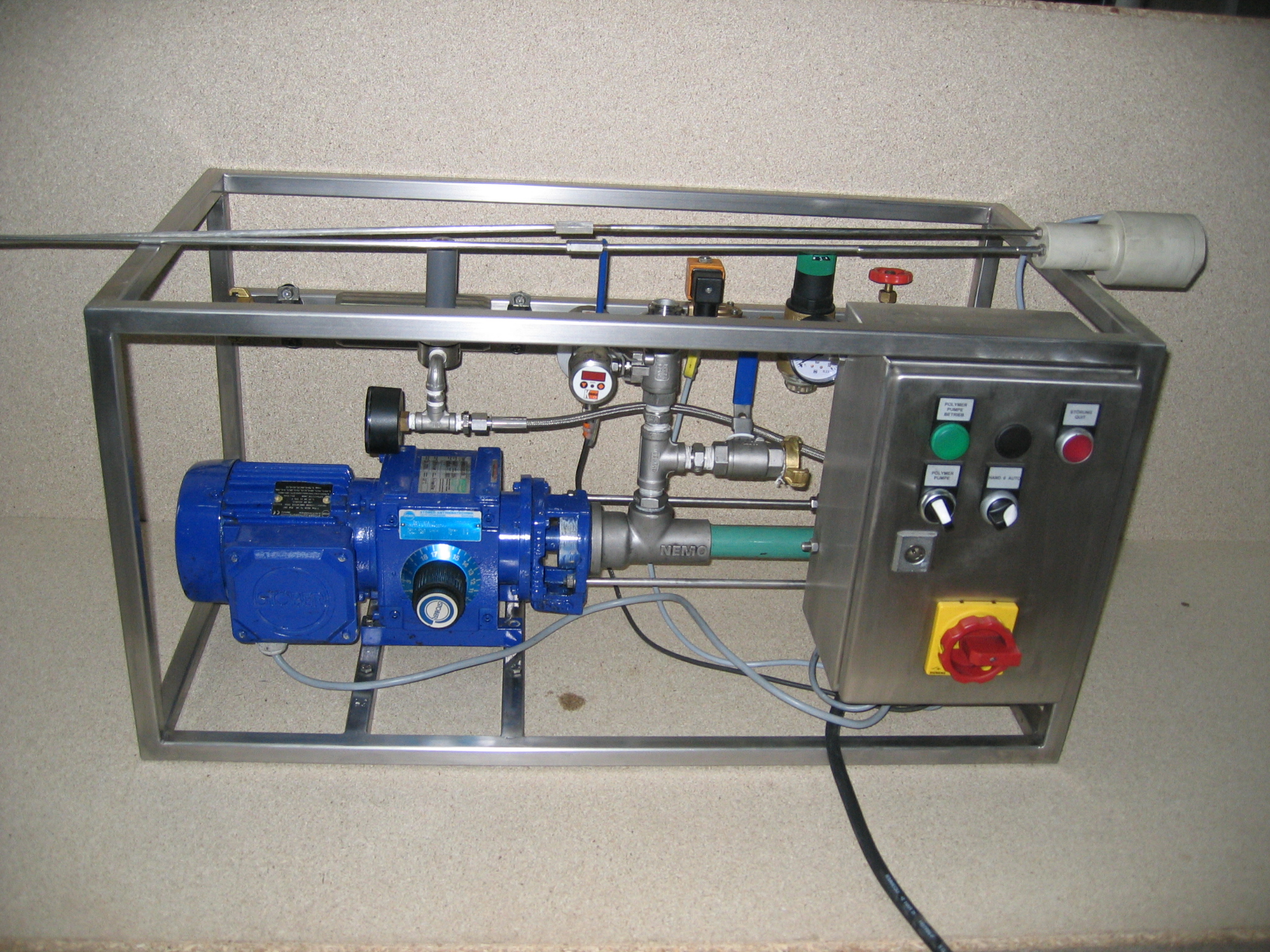 Kleinstansetzstation ATS Micro max. 2,5m³ Ansatzleistung, für Betriebs Versuche und als Low Cost Variante einsetzbar.